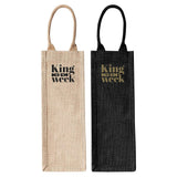 Jute Wine Carrier - Printed