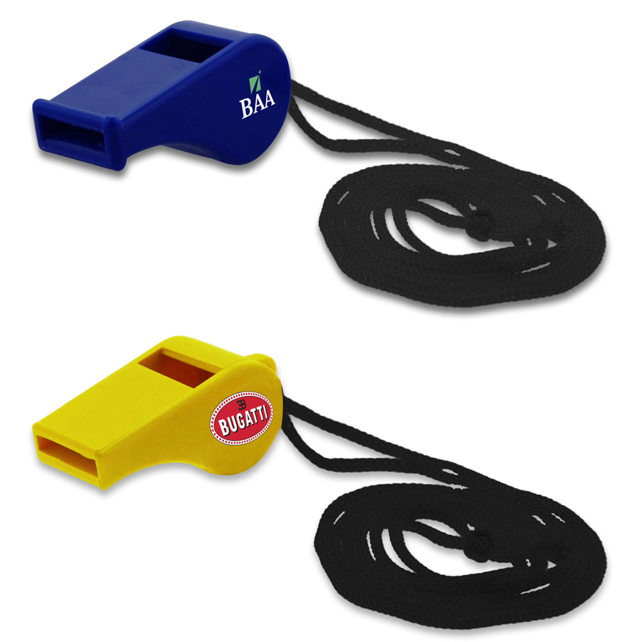 Accent Plastic Whistle - Printed