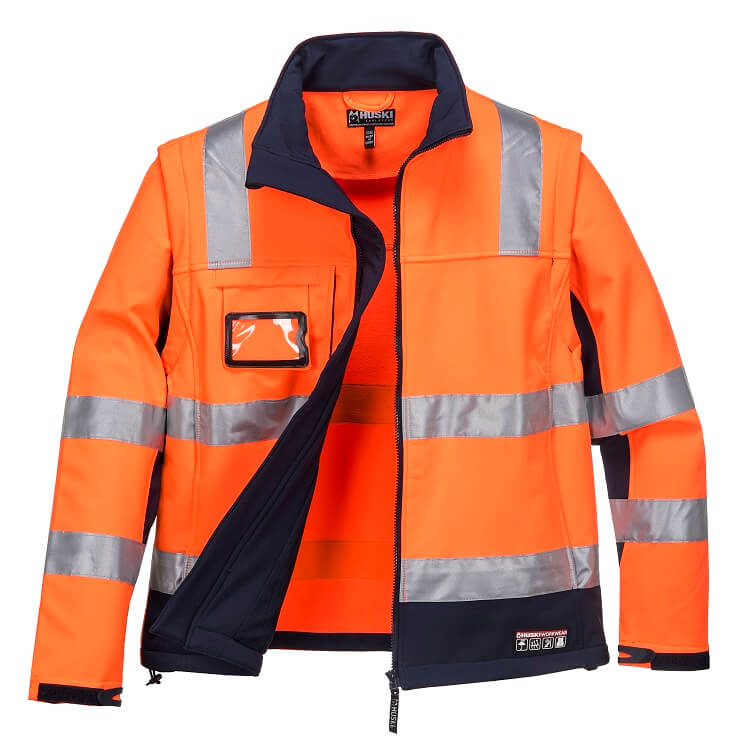 K8074 Chassis Jacket Softshell 2 in 1 - dixiesworkwear