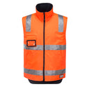 K8132 Reversible Polar Hi-Vis Traffic Vest - dixiesworkwear