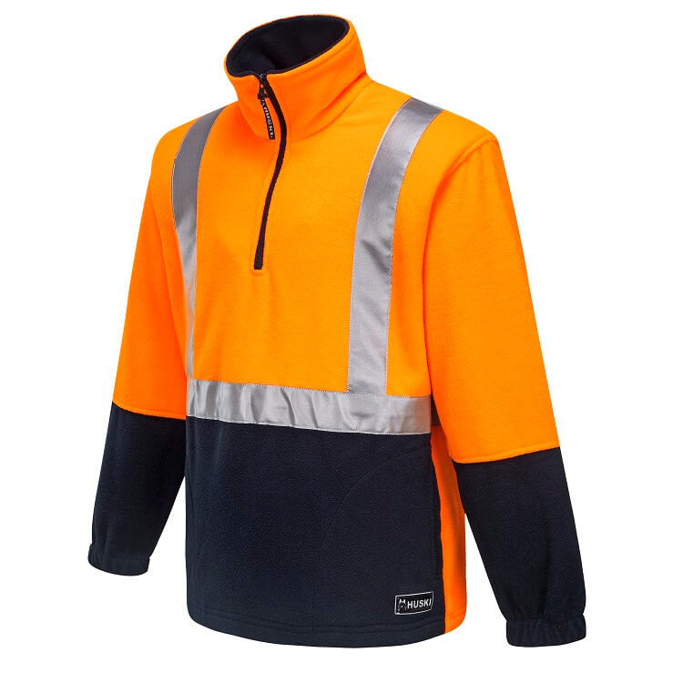 K8162 Utility Polar Fleece Top - dixiesworkwear