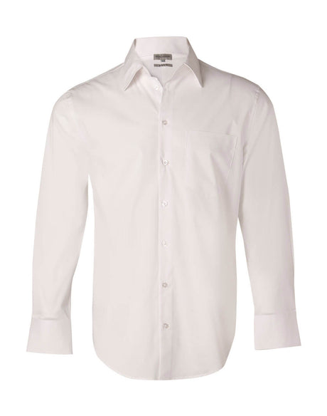 M7020L Men's Cotton/Poly Stretch Long Sheeve Shirt