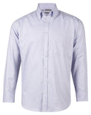 M7922 Men's Dot Contrast Long Sleeve Shirt