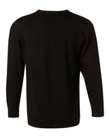 M9502 - Men's V-Neck Long Sleeves Jumper