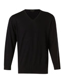 M9502 - Men's V-Neck Long Sleeves Jumper