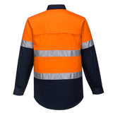 MA801 Lightweight Taped Long Sleeve Shirt - dixiesworkwear