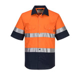 MA802 Hi-Vis Two Tone Lightweight Short Sleeve Shirt Taped