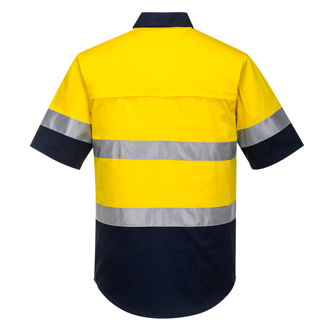 MA802 Hi-Vis Two Tone Lightweight Short Sleeve Shirt Taped