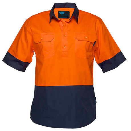 MC802 Lightweight Closed Front Shirt - dixiesworkwear