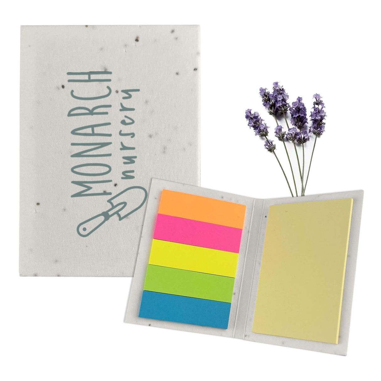 Lavender Seed Sticky Note Pad - Printed