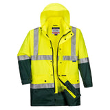 MJ306 Light Weight Hi Vis Taped Rain Jacket