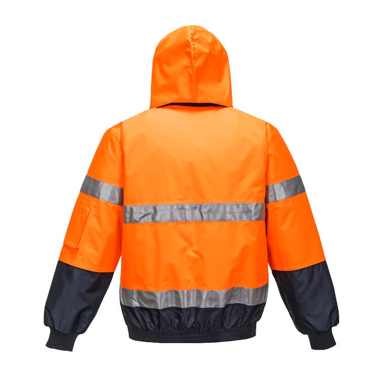 MJ504 Hi-Vis Bomber Jacket with Tape - dixiesworkwear