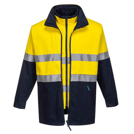 MJ777 Hume 4in1 100% Cotton Jacket - dixiesworkwear