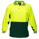 MP213 Long Sleeve Cotton Comfort Polo - dixiesworkwear