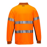 MP513 Long Sleeve Micro Mesh Polo with Tape - dixiesworkwear