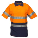 MP618 Short Sleeve Cotton Pique Polo with Tape - dixiesworkwear