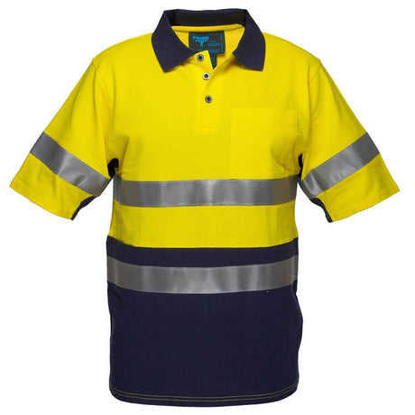 MP618 Short Sleeve Cotton Pique Polo with Tape - dixiesworkwear