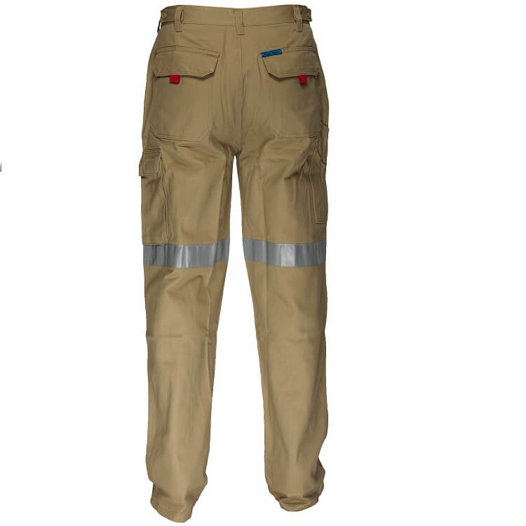 MP701 Cotton Cargo Pants With Tape - dixiesworkwear