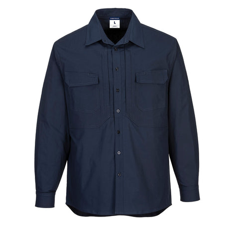 MS106 Utility Long Sleeve Stretch Work Shirt