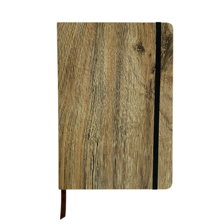 A5 Wood Look Notebook - Printed
