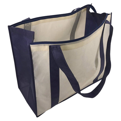 Zipped Shopping Bag - Printed