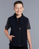 PF09K Diamond Polar Fleece Vest Kids