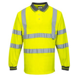 S277 Hi-Vis Long Sleeved Polo - dixiesworkwear