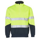 SW14 Hi Vis Long Sleeve Fleece Sweat