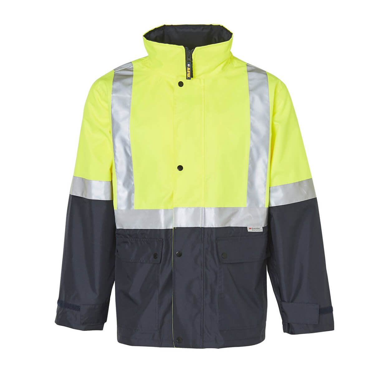 SW18A Hi Vis Safety Jacket With Mesh Lining