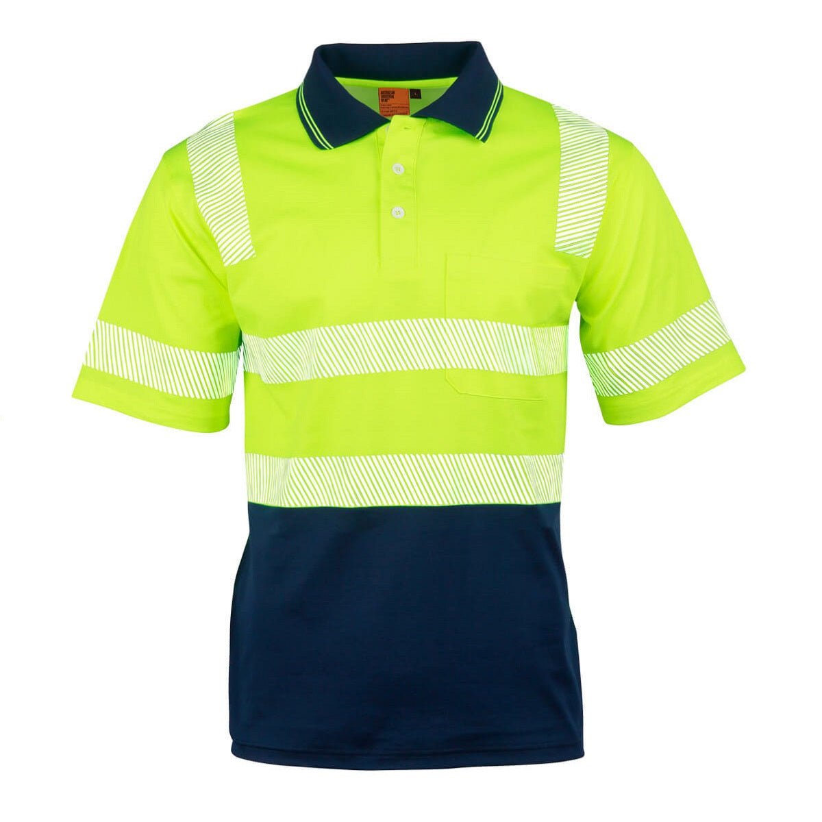 SW73 Unisex Truedry Biomotion Segmented Safety Polo