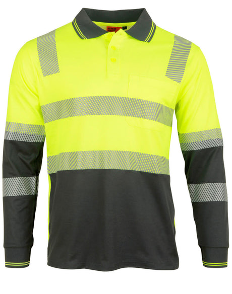 SW74 Unisex Truedry® Biomotion Segmented L/S Safety Polo
