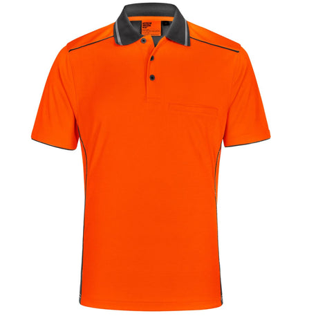 SW79 Unisex Hi-Vis Bamboo Charcoal Vented Polo