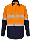 SW83 Unisex Hi Vis Cool-Breeze Segment Tape Long Sleeve Shirt