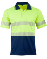 SW85 - Unisex Cooldry Segmented Polo