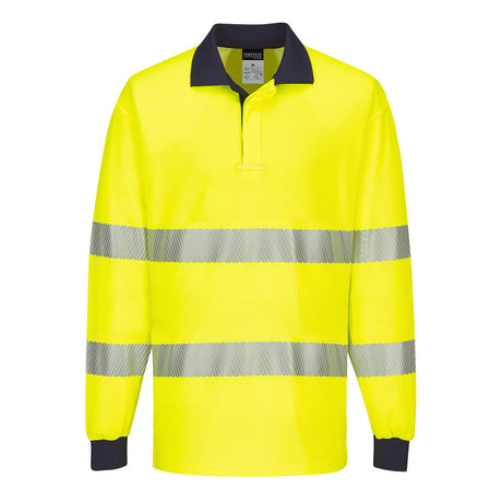 T186 - PW3 Hi-Vis Polo Shirt - Long Sleeve