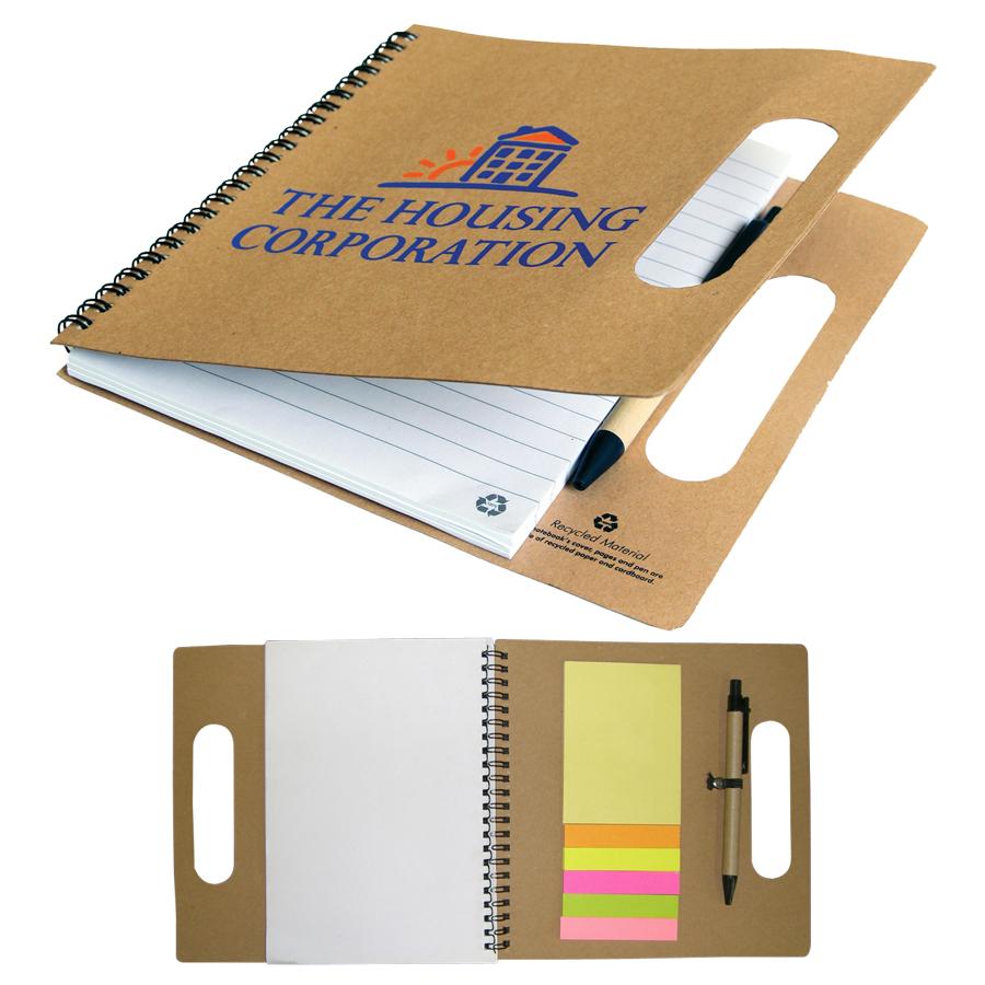 Eco Recycled Notebook - Printed