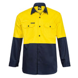 WS3022 Hi Vis Cotton Drill Shirt L/S