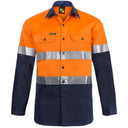 WS4000 Hi Vis Cotton Shirt Taped L/S