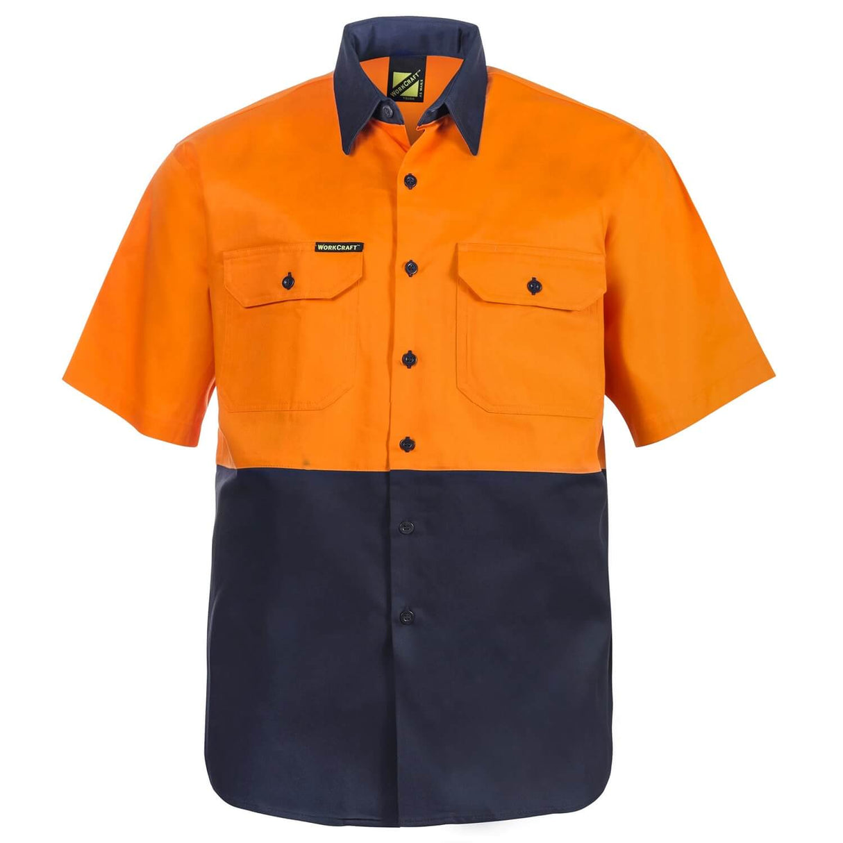 WS3023 Hi Vis Cotton Drill Shirt S/S