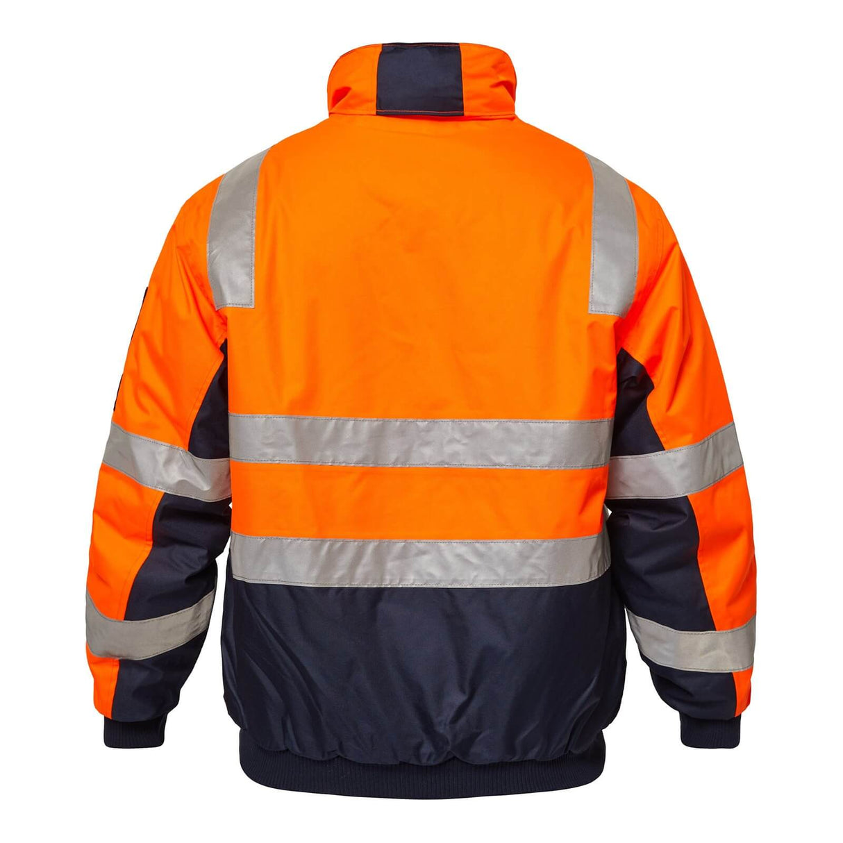 WW9011 Hi Vis Modern Reflective Bomber Jacket