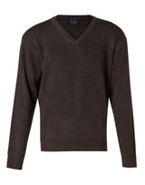 WJ01 Unisex Wool/ Acrylic V-Neck Jumper