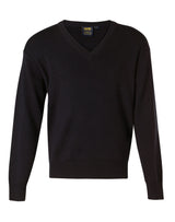 WJ01 Unisex Wool/ Acrylic V-Neck Jumper