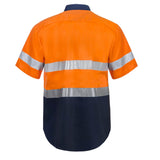 WS4001 Hi Vis Cotton Shirt Taped SS