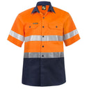 WS4001 Hi Vis Cotton Shirt Taped SS