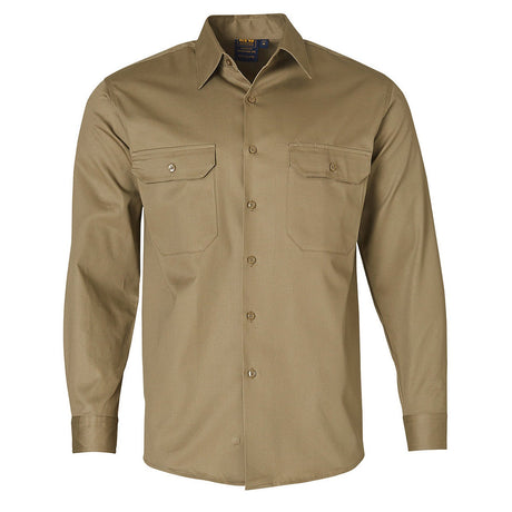 WT04 -  Cotton Drill Work Shirt