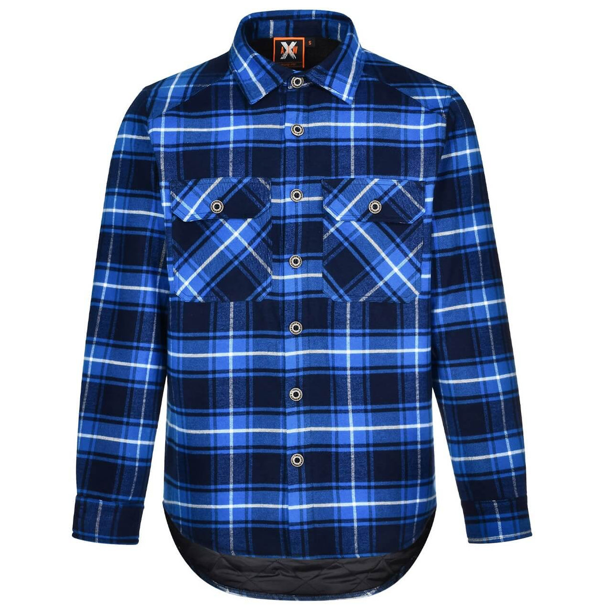 WT07 - Unisex Quilted Flannel Shirt Style Jacket