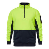 WT8012 Hi Vis 1/2 Zip Pullover