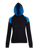 F303UN Team Ladies/Juniors Shoulder Contrast Panel Hoodie