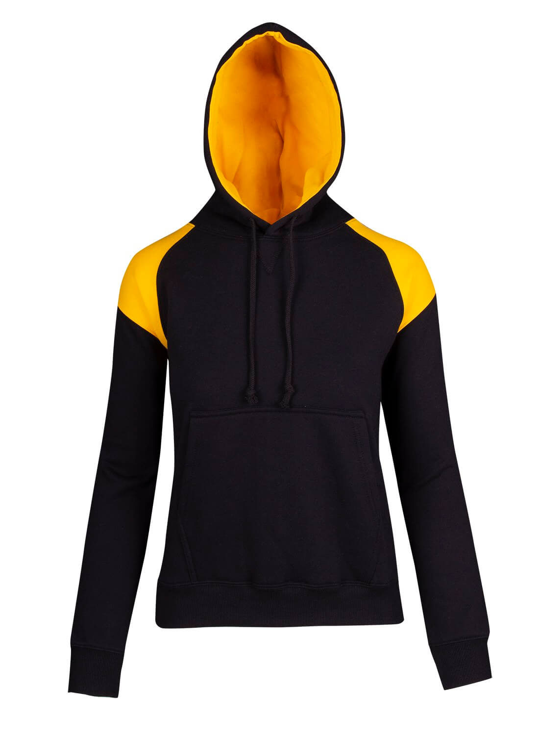 F303UN Team Ladies/Juniors Shoulder Contrast Panel Hoodie