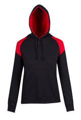 F303UN Team Ladies/Juniors Shoulder Contrast Panel Hoodie